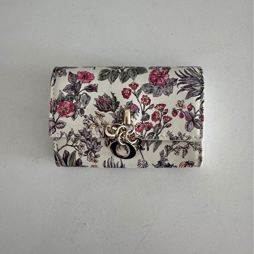 Dior Women's Floral Wallet - Cream and Multicolor - Picture 4 of 4